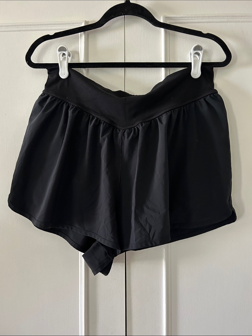 aerie Black Athletic Skort-Style Shorts